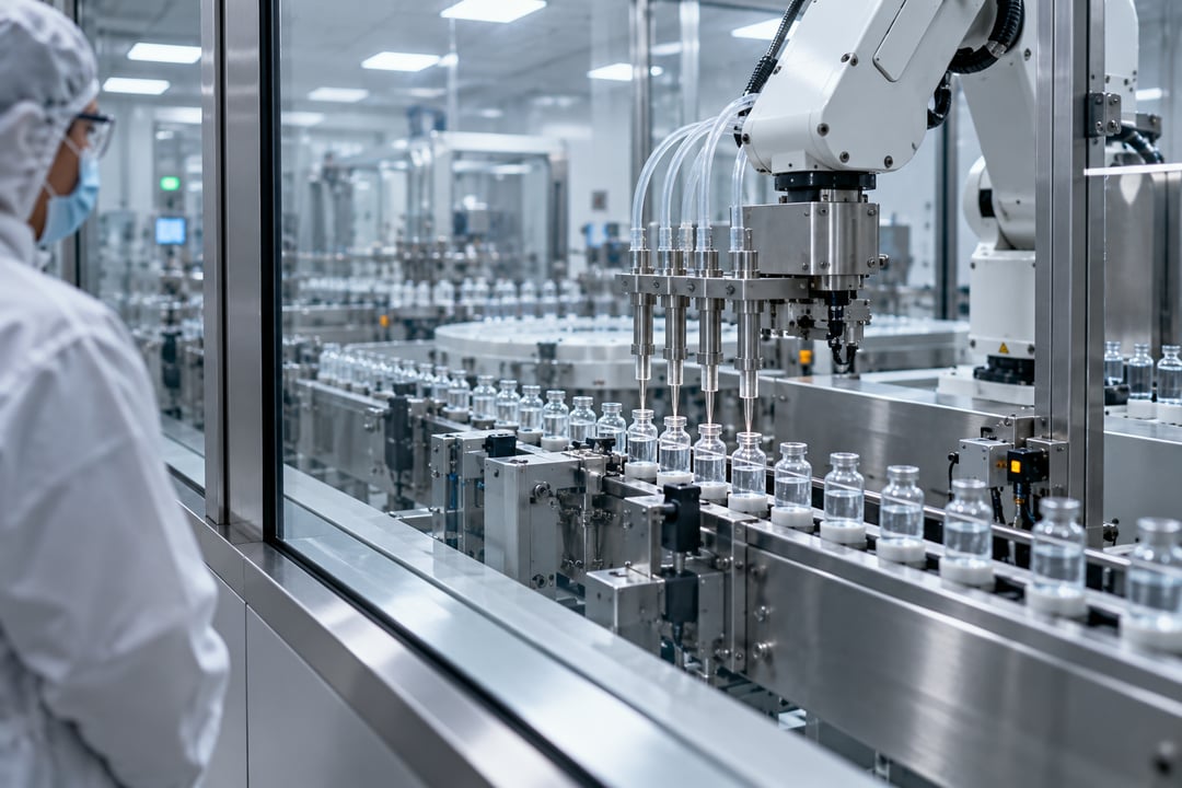 Automated Vial Filling Cleanroom