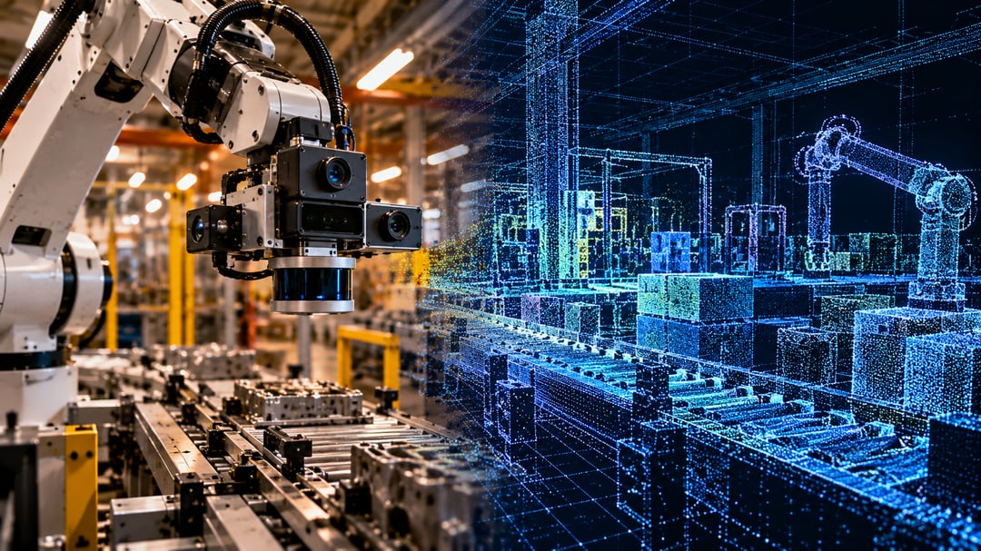 Robot Vision Meets Digital Factory Twin